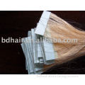 2014 new top quality wholesale cheap factory price skin weft pu hair extension